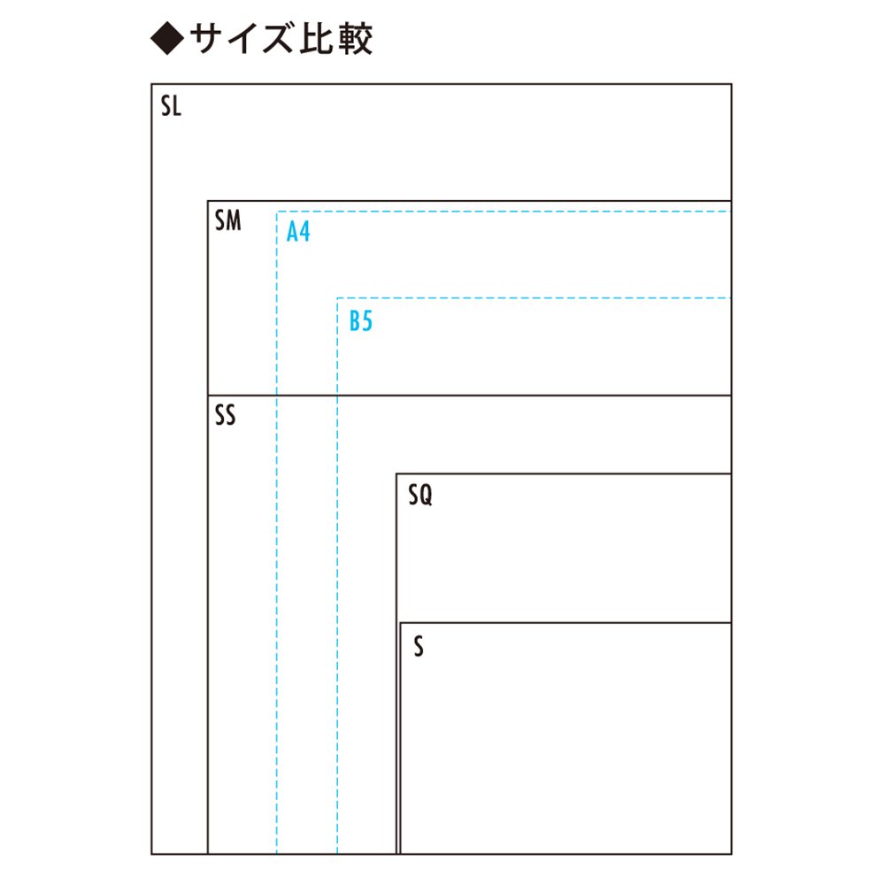 Maruman Croquis Premium Quality Drawing Pad, Large, 14.25" x 10.91", Acid-Free Drawing Paper, Durable TSK Thread Binding, Classic Cardboard Cover, Portable Artist Sketchbook, Blue, Made in Japan - Image 7